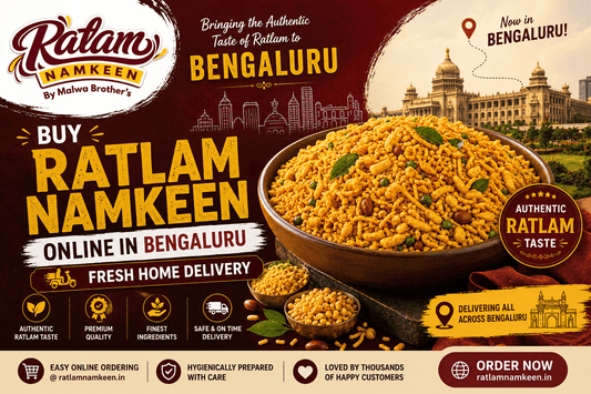 Buy Authentic Ratlam Namkeen Online in Bengaluru – Fresh Delivery Across Whitefield, Koramangala, Indiranagar, HSR Layout & More