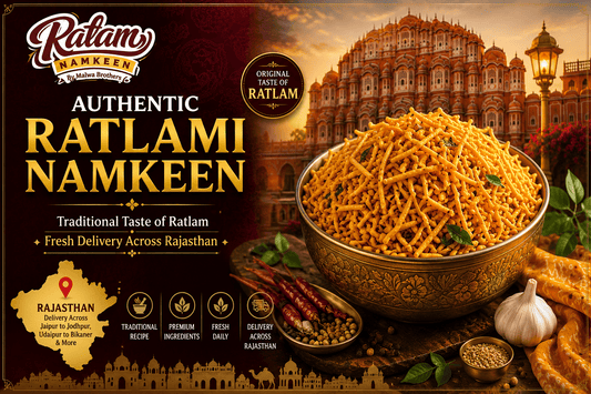 Buy Ratlami Namkeen Online in Rajasthan – Authentic Taste by Ratlam Namkeen by Malwa Brothers