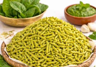 Crispy Ratlami Palak Sev